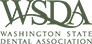 The image shows a logo with text that reads WSDA in bold letters, set against a blurred background that includes what appears to be a green and white pattern.